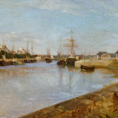 Berthe morisot the harbor at lorient wiki